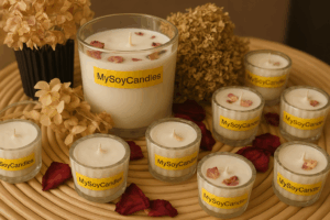 Świeca „Kwiaty” - MySoyCandles 